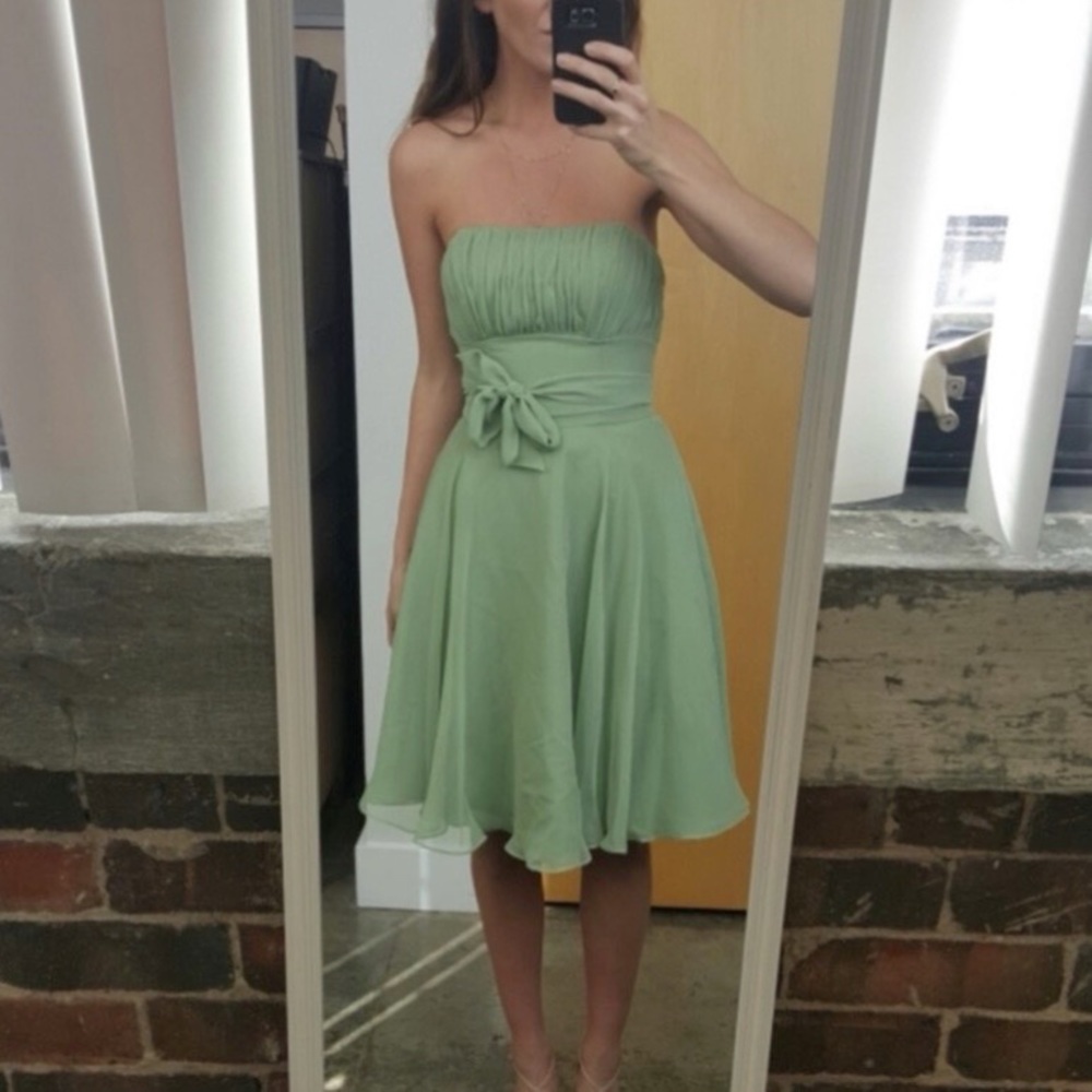 Strapless Formal Full Skirt Swing Sweetheart Dress - Picture 6 of 7